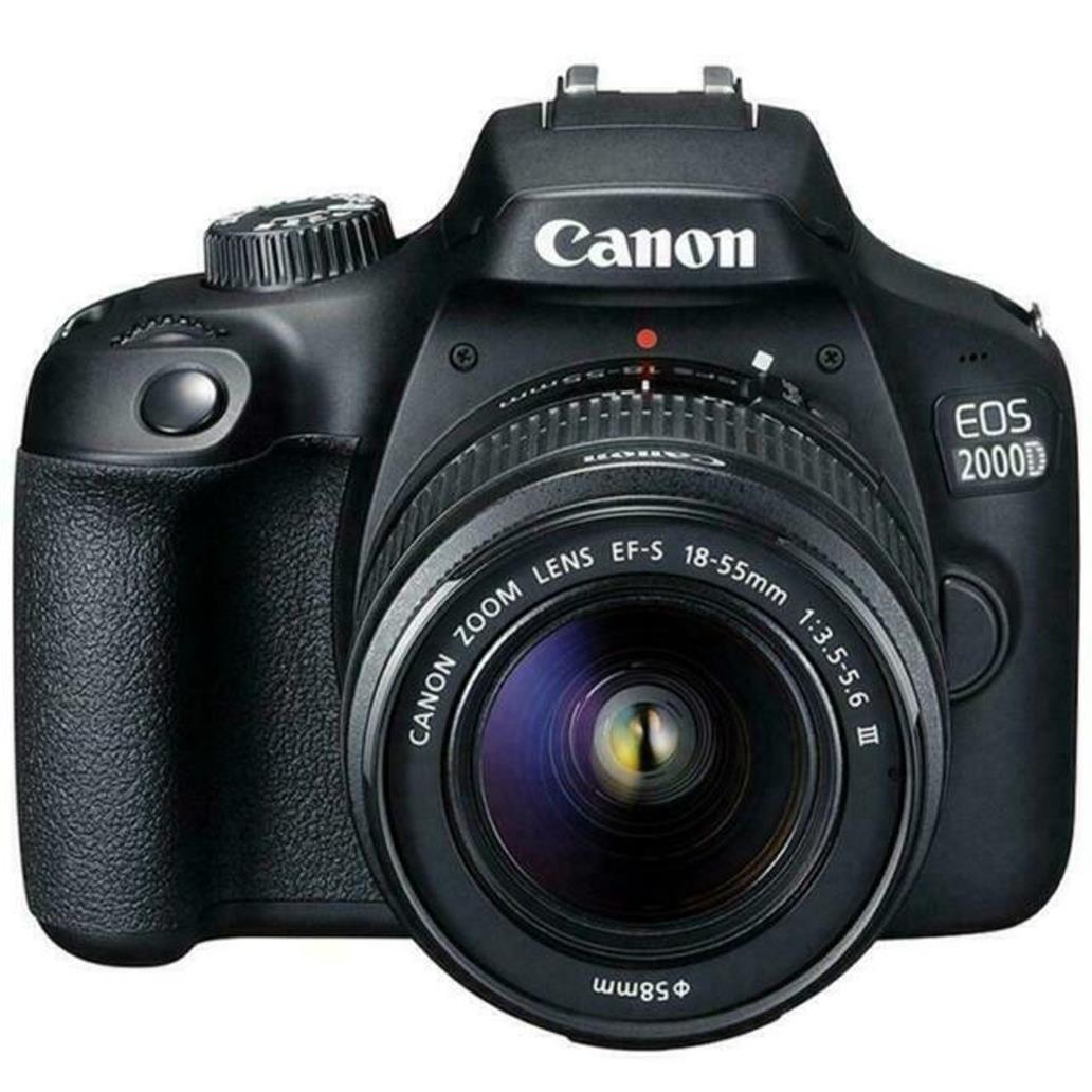 Canon Reflex EOS 2000D + 18-55mm f/3.5-5.6 EF-S IS III Preto