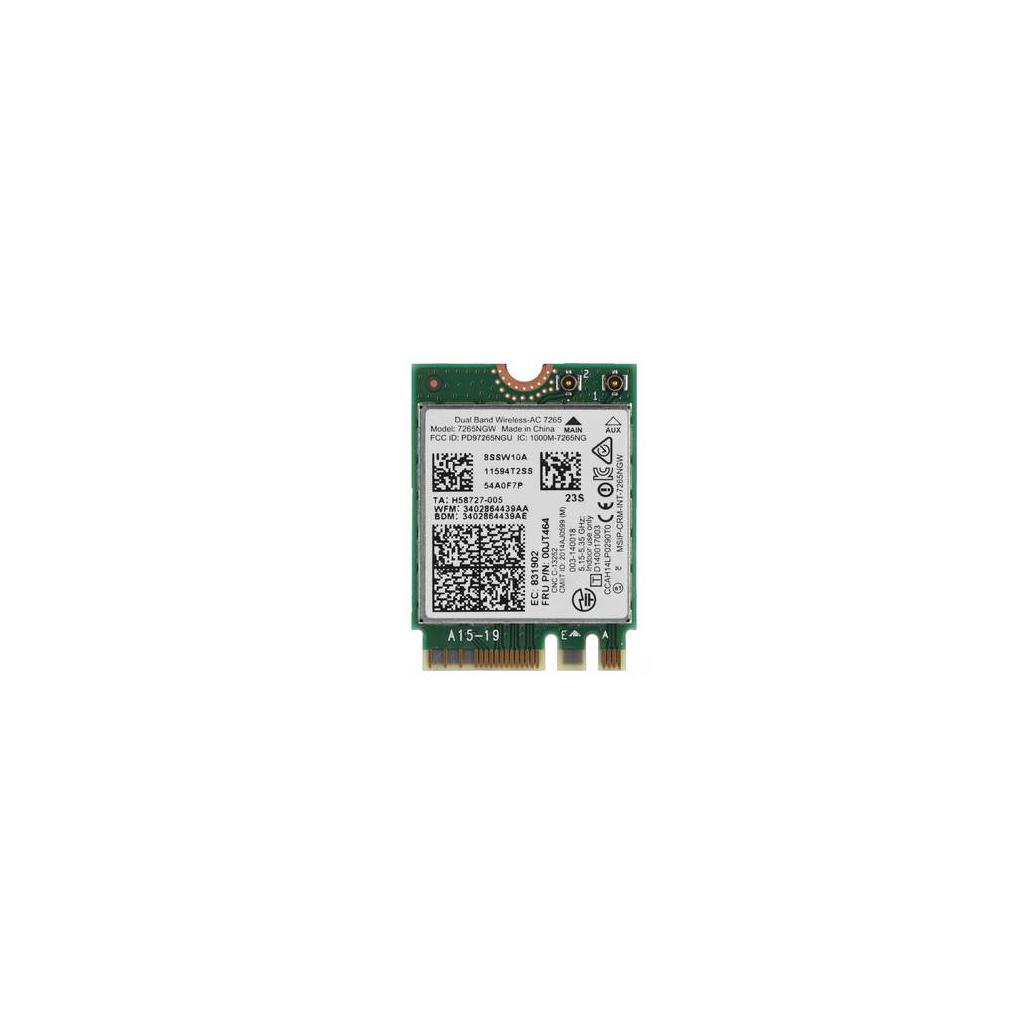 Placa De Rede Intel Ac7265 M.2 2230 M.2 1216 Dual Band