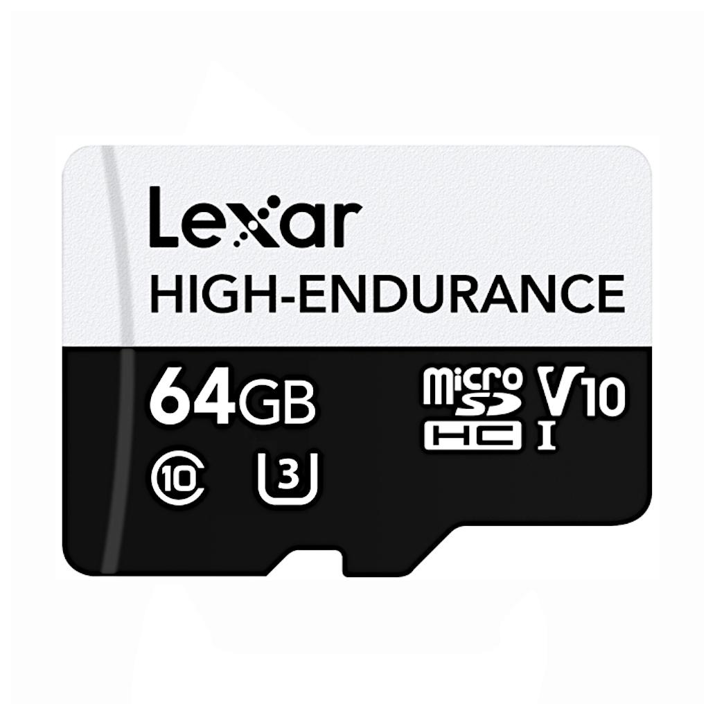 Cartão de Memória MicroSD Lexar High-Endurance 64GB