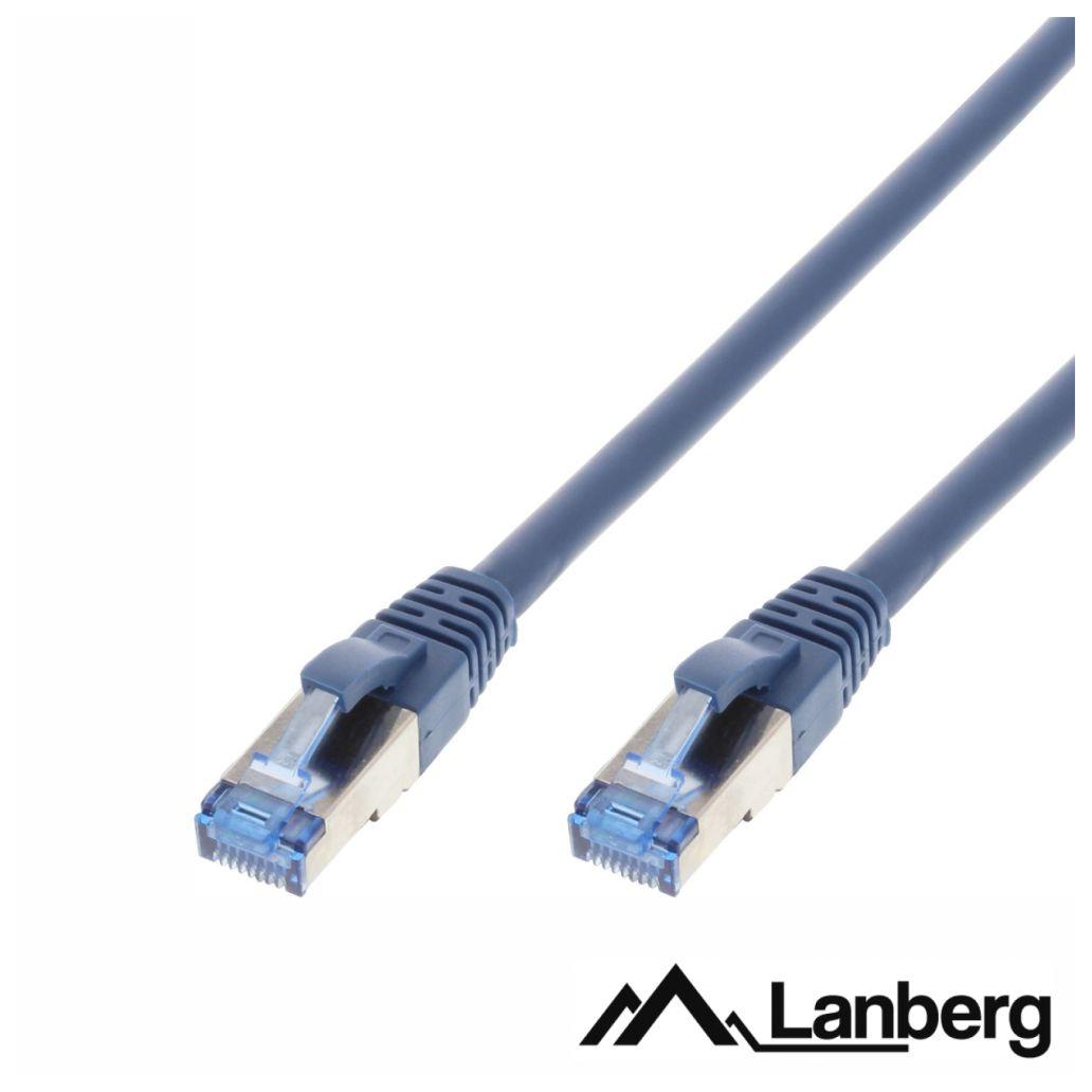 Cabo S/FTP LSZH CAT6A 1.5m Azul LANBERG