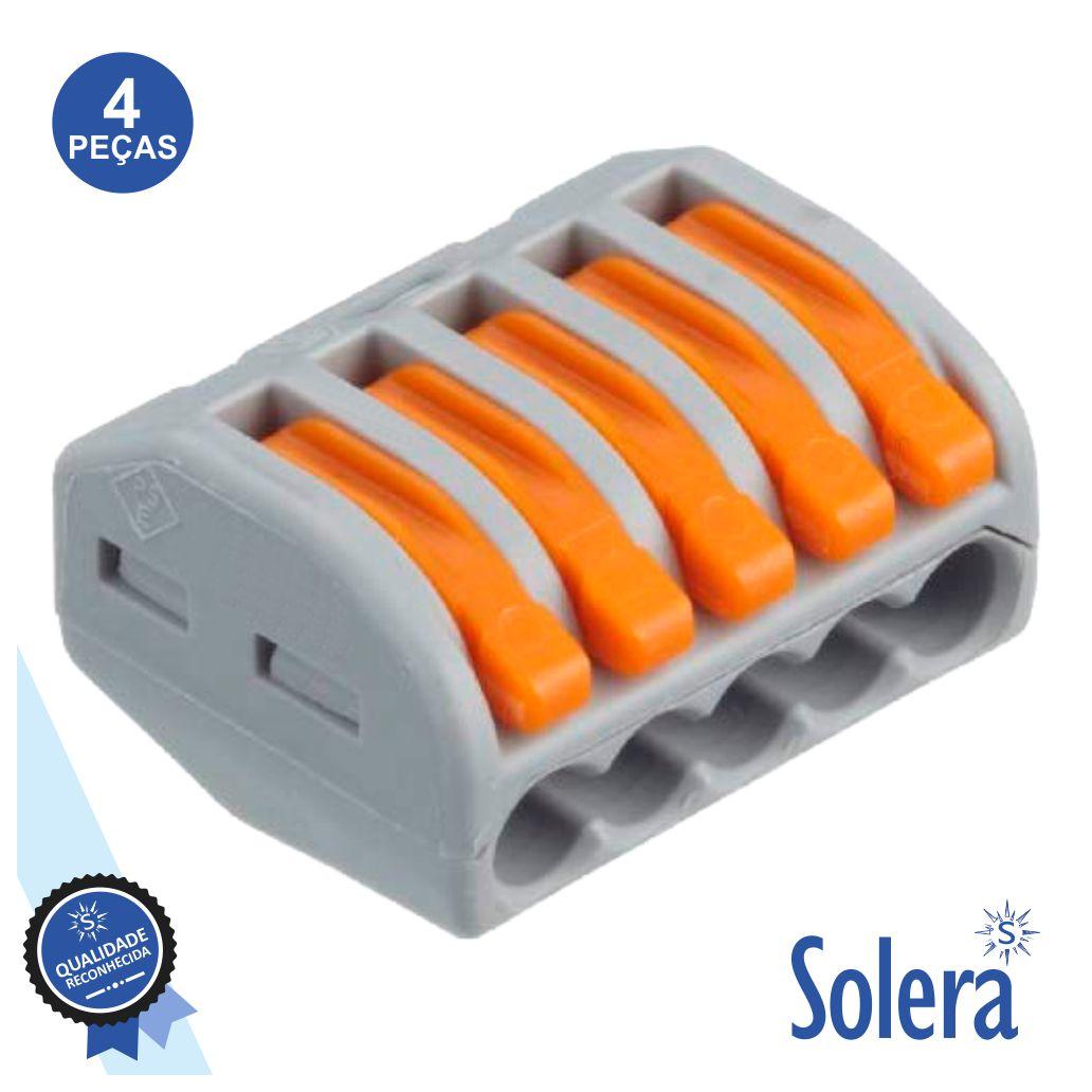 Ligador Torix 5 Condutores 2.5-4mm 4x Solera