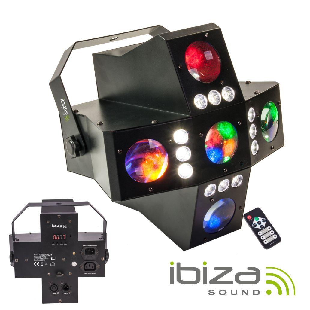 Projetor Luz 2em1 RGBA LED DMX IBIZA