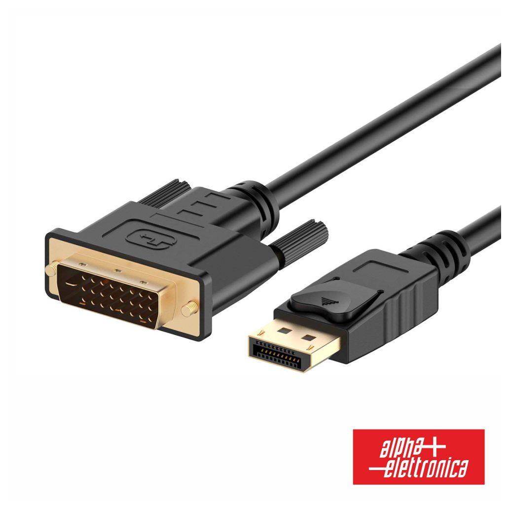 Cabo Displayport Macho / DVI-D Dual link Macho 5m ALPHA