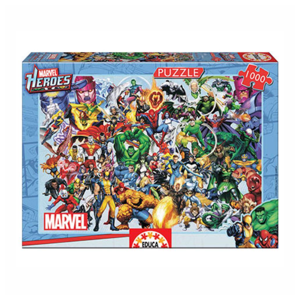 Puzzle 1000pcs Educa Marvel Heroes