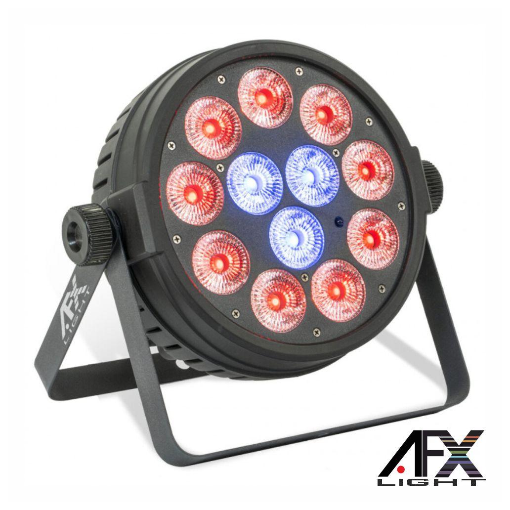 Projetor Par C/ 12 LEDS 12W RGBW DMX AFXLIGHT