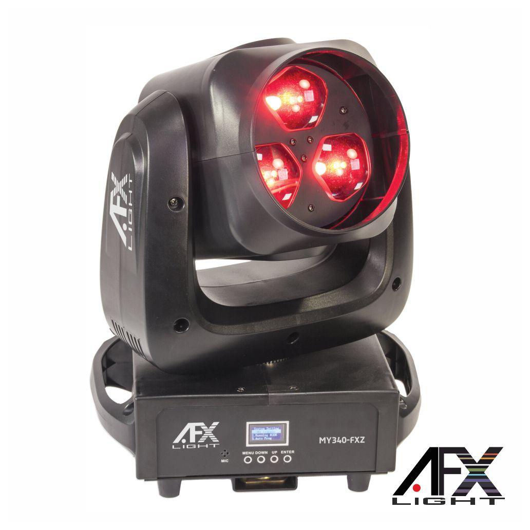 Moving Head 3 LEDS 40W RGBW DMX Zoom AFX
