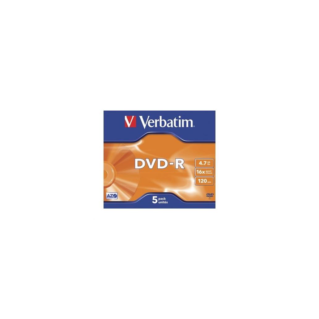 DVD-R Verbatim Advanced AZO 16X/ Caixa-5uds
