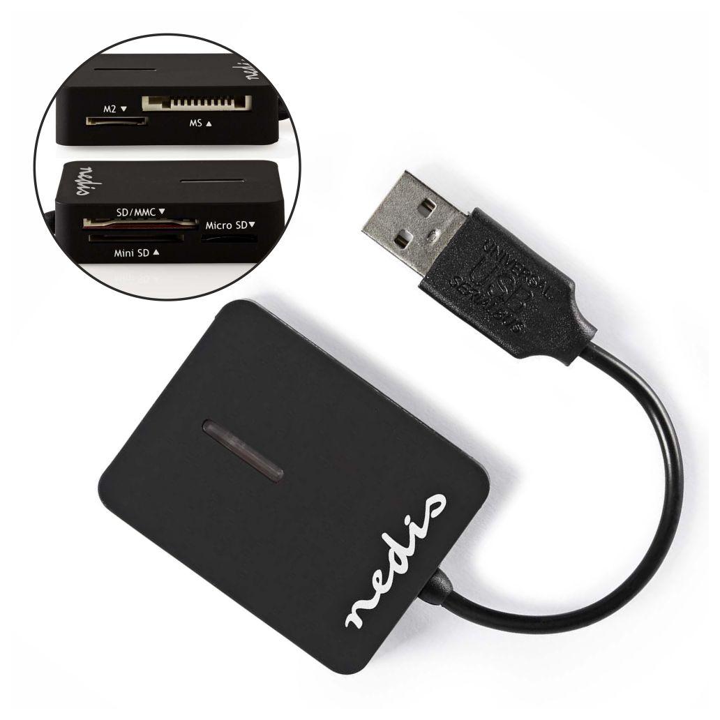 Leitor Cartões de Memória USB 2.0 All in 1