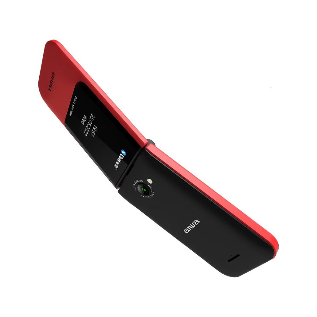 Telemóvel Aiwa Teclas Grandes Flip SOS FP-24RD Vermelho