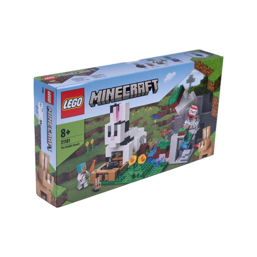 Lego Minecraft O Rancho do Coelho 340pçs 21181