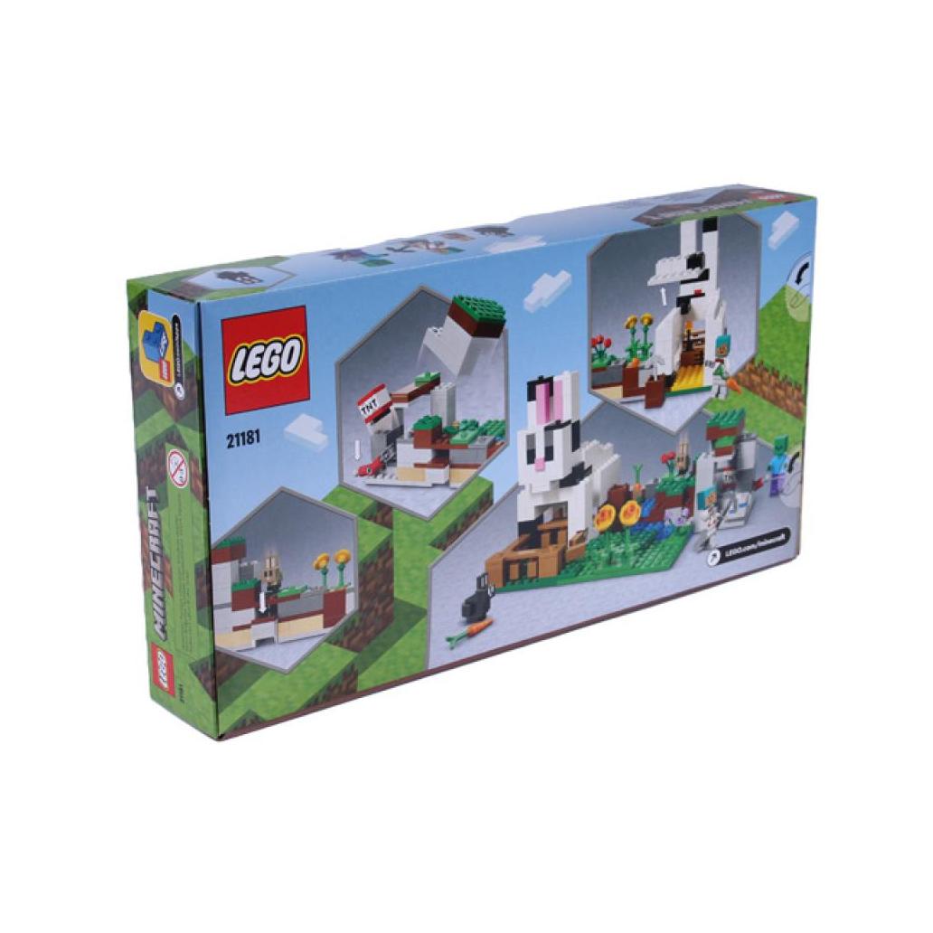 Lego Minecraft O Rancho do Coelho 340pçs 21181