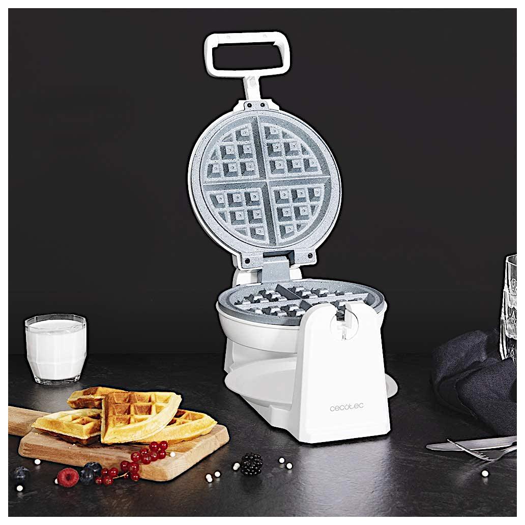 Máquina Waffles Cecotec Fun Gofrestone Sphere 1000W