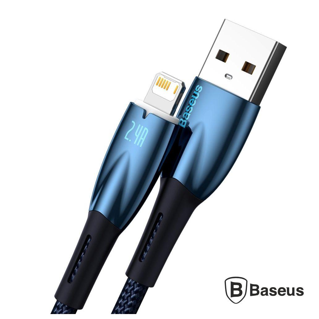 Cabo USB-A Macho P/ Lightning  Macho 2m Glimmer BASEUS