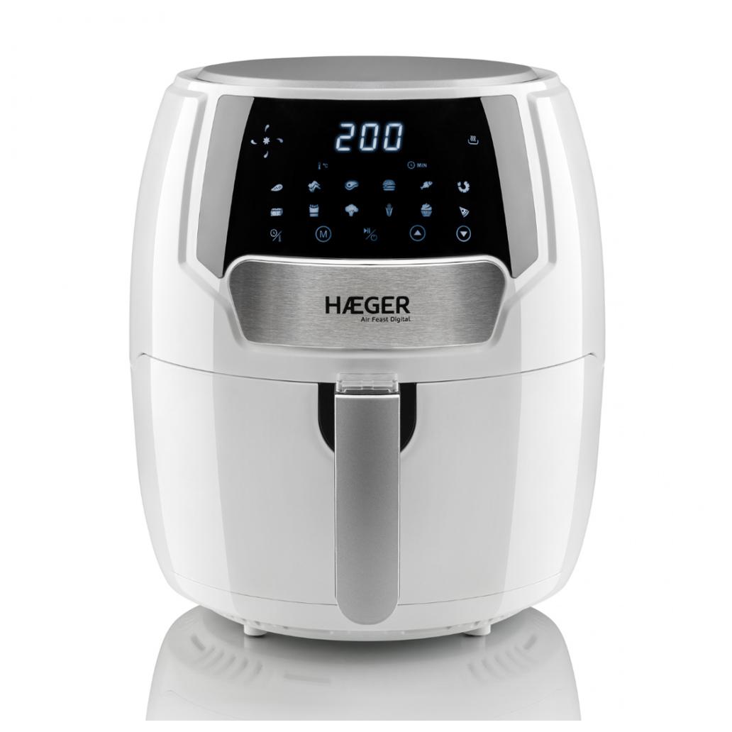 Fritadeira Haeger 4.2L Sem Óleo Air Feast Digital Branco