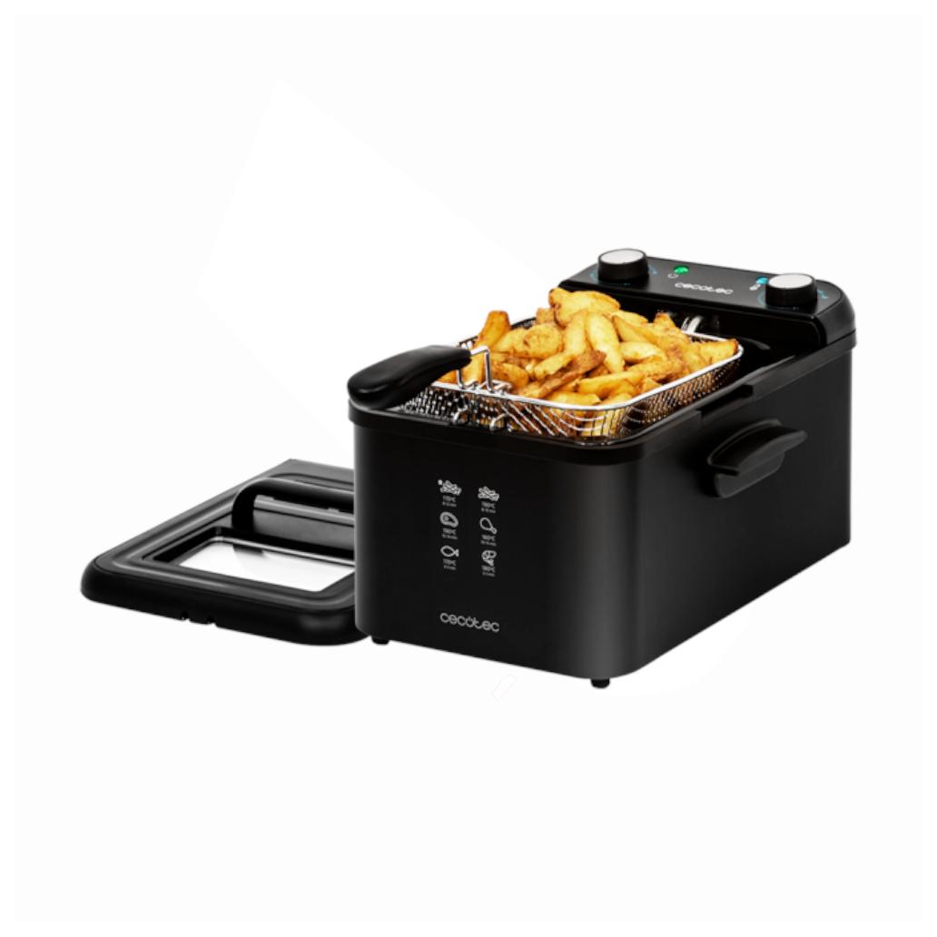 Fritadeira Cecotec Clean Fry Infinity 3000 2400W 3L Preta