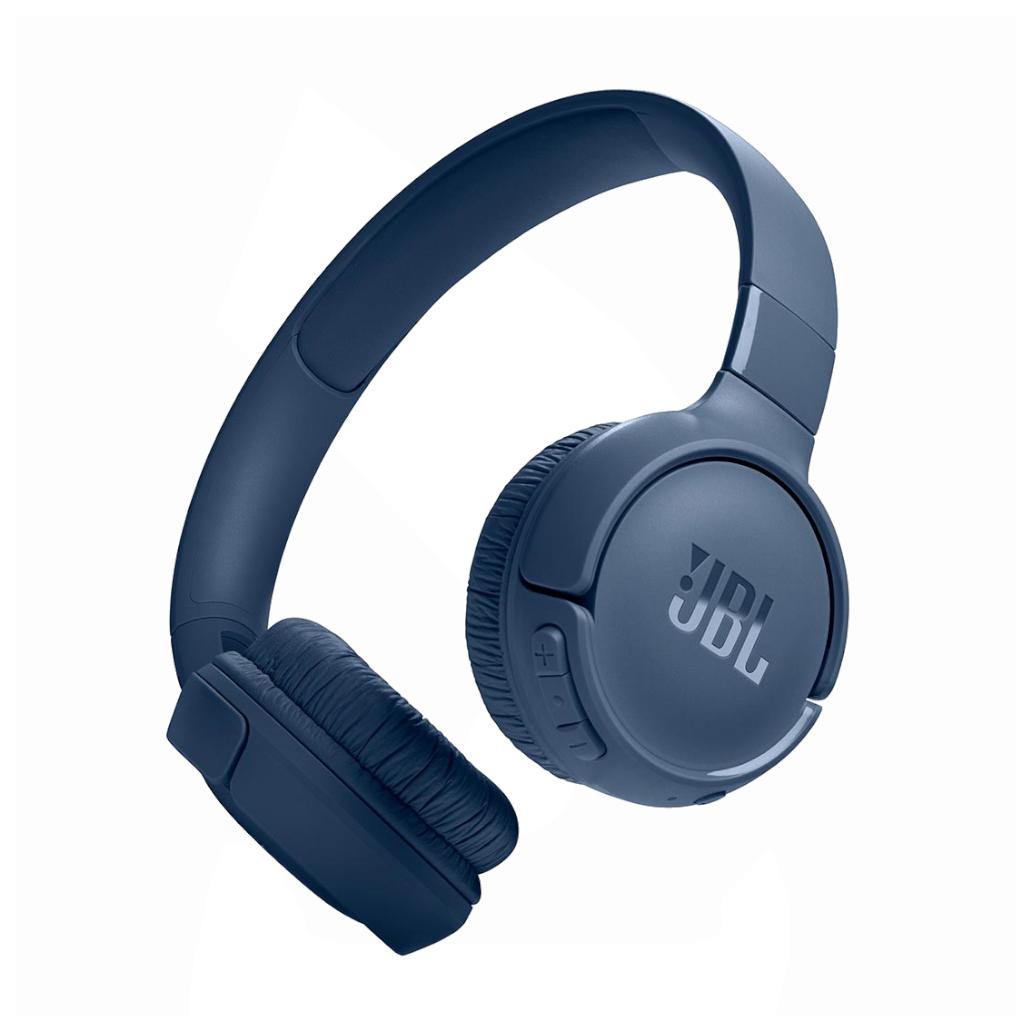 Headset TWS JBL Tune 520BT Purebass c/ Microfone Azul