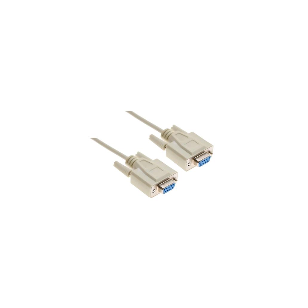 Cabo Nanocable Serie Null Modem Db9/H-Db9/H 1.8 M