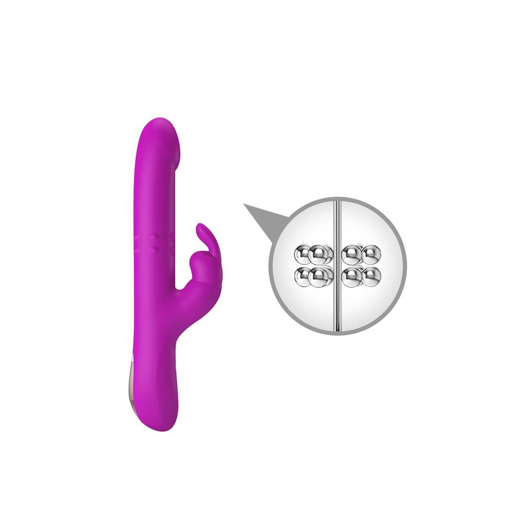 Vibrador reese com bolas internas e impulso usb