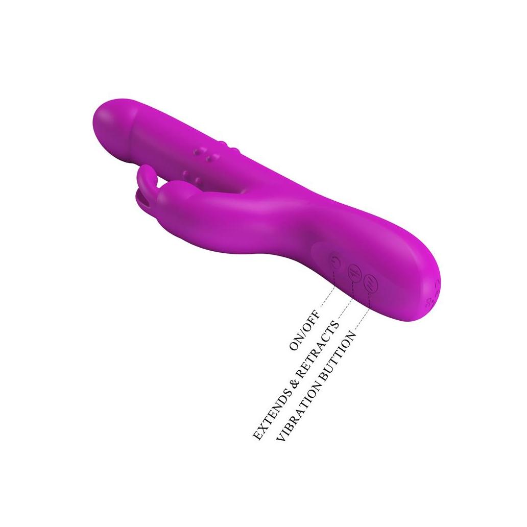 Vibrador reese com bolas internas e impulso usb