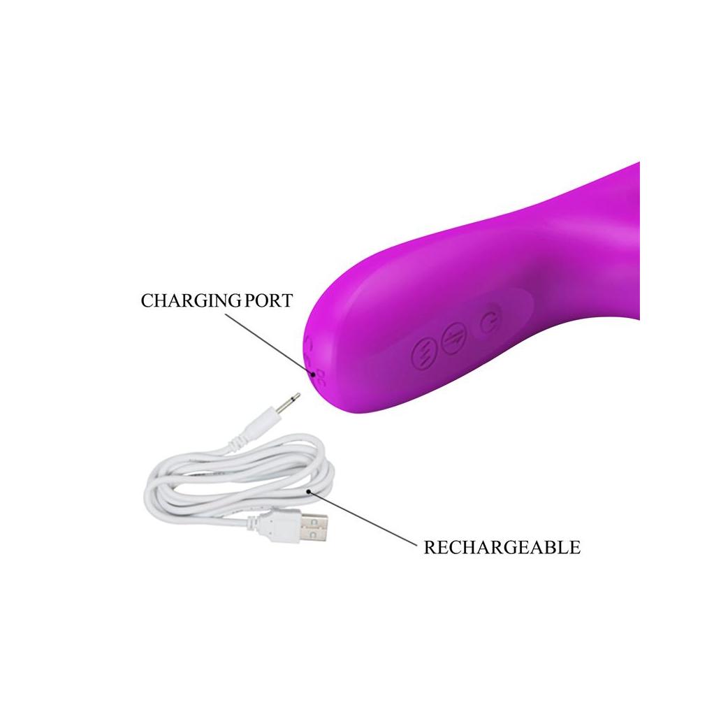 Vibrador reese com bolas internas e impulso usb