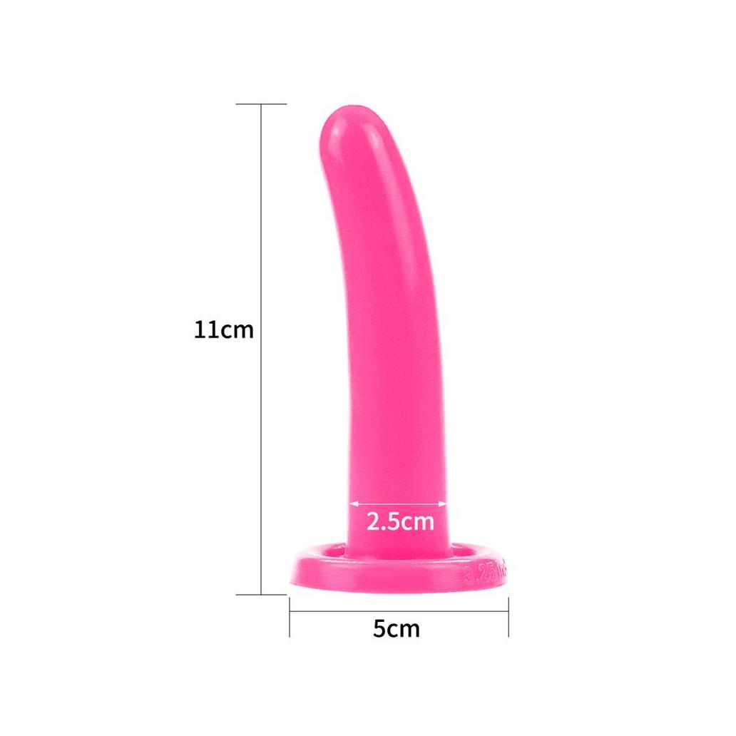 Estimulador holy dong 4.5 silicone líquido cor-de-rosa