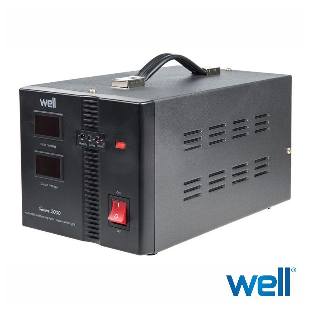 Estabilizador automático tensão servomotor 2000va