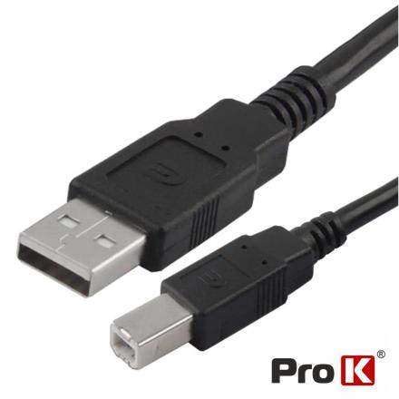 Cabo Usb 2.0 Tipo-A Macho / Usb-B Macho 0.50m Prok