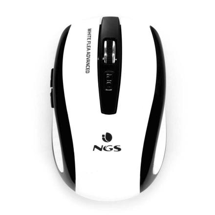 Optical Mouse Ngs Pulga Sem Fio Avançadas Branco