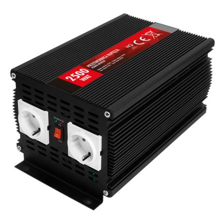 Conversor 24V-230V 2500W Onda Sinusoidal Modificada