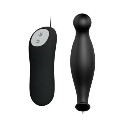 Plug Pretty Love Anal Silicone 12 Velocidades C/ Comando
