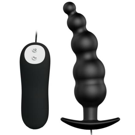 Plug Pretty Love Anal Silicone 12 Velocidades C/ Comando