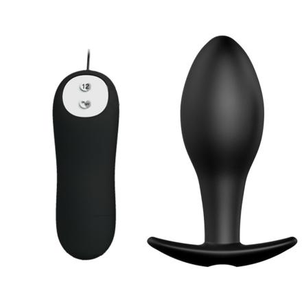 Plug Pretty Love Anal Silicone 12 Velocidades C/ Comando