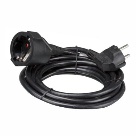Cabo Extensão Tomada Elétrica C/ 1 Saída 3m 3x1.5mm Preto