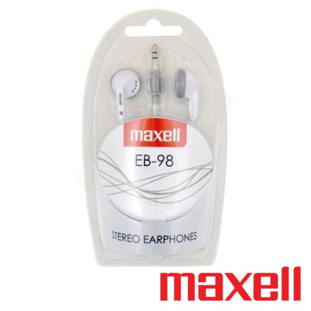 Auriculares C/ Fios Stereo Branco MAXELL