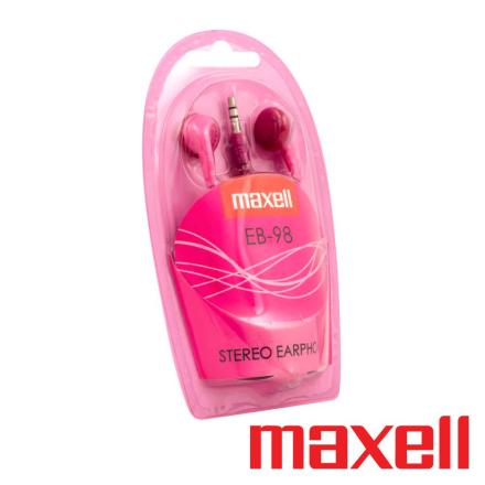 Auriculares C/ Fios Stereo Rosa MAXELL