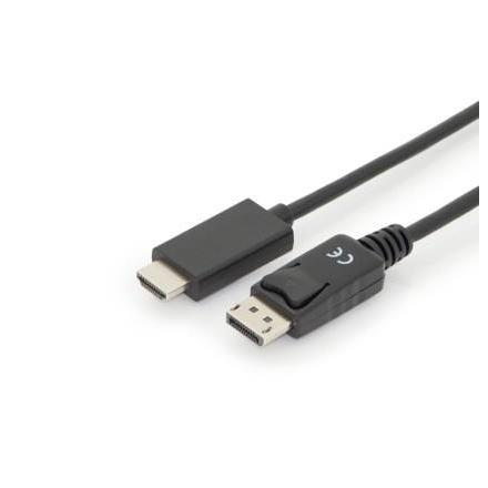 Conversor Digitus Video Displayport-Hdmi Tipo A M/M 2m Hdmi