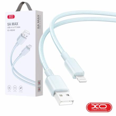 Cabo USB-A Macho / Lightning Macho 1m Branco XO