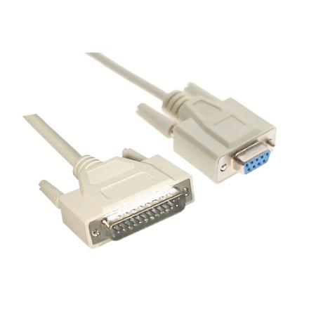 Cabo Nanocable Serie Null Modem Db9/H-Db25/M 1.8 M