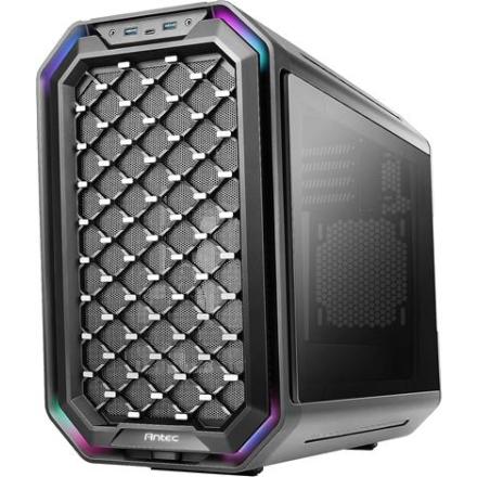 Caixa Micro-Atx Antec Dark Cube Vidro Temperado Preto
