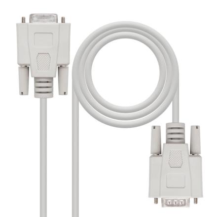 Cabo série rs232 db9m-db9m 1.8 m nanocable 10.14.0102uc