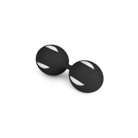 Bolas de kegel wiggle duo preto e branco