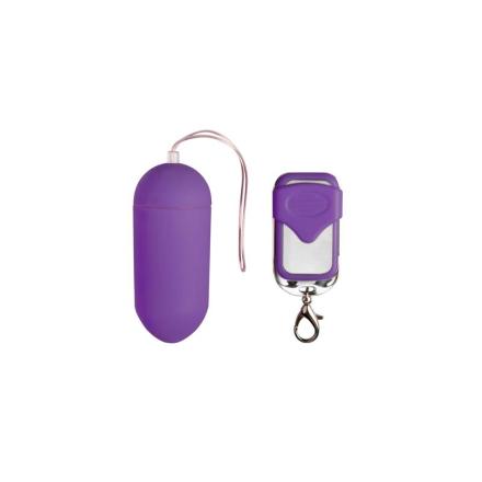 Ovo vibratório com controlo remoto com 10 funções roxo