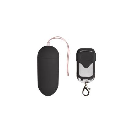 Ovo vibratório com controlo remoto de 10 funções preto