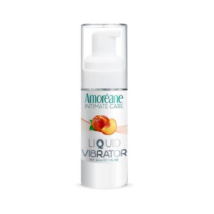 Vibrador líquido com sabor a pêssego 30 ml