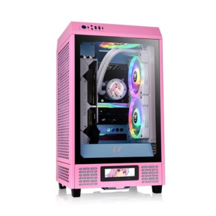 Caixa thermaltake the tower 200 bubble pink mini-itx 2xusb 3