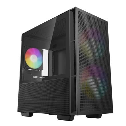 Caixa micro-atx semitorre deepcool ch360 argb ct 3v negra r-