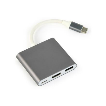 Adaptador Usb Gembird tipo c, cinzento espacial