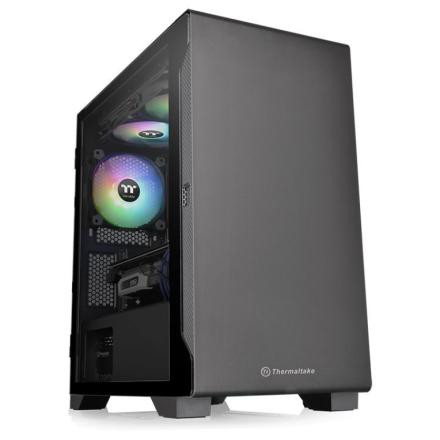 Caixa thermaltake s100 black matx 1xusb 3.0 sin fuente preto