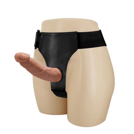 Arnês com duplo dildo realista