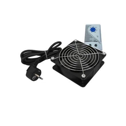 Wp rack cooling fan 120x120x38 mm with protection grid, ther
